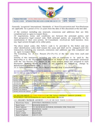 DRAFT DOA$190 $190 2501 M-AGREEMENT with letterhead | PDF