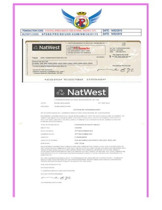 DRAFT DOA$190 $190 2501 M-AGREEMENT with letterhead | PDF