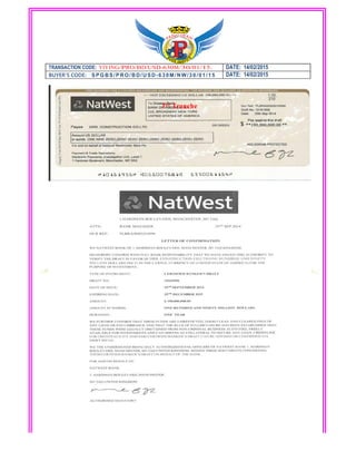DRAFT DOA$190 $190 2501 M-AGREEMENT with letterhead