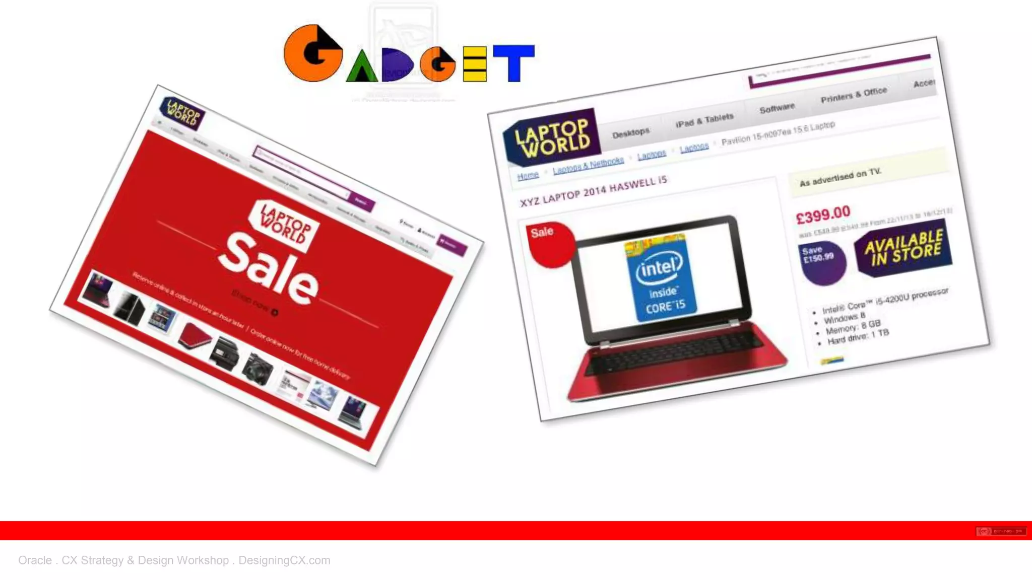 Oracle . CX Strategy & Design Workshop . DesigningCX.com
 