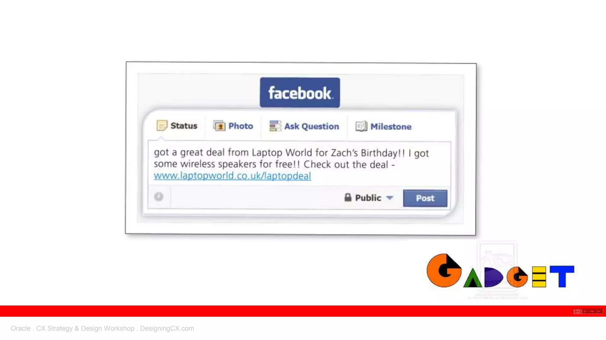 Oracle . CX Strategy & Design Workshop . DesigningCX.com
 