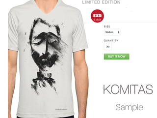 $25
T-shirt
SampleLimited edition
 
