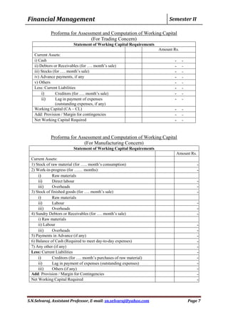 Ba7202 financial management (unit4) notes | PDF
