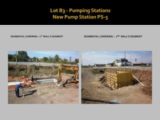 SEGMENTAL LOWERING – 1ST WALL’S SEGMENT 
SEGMENTAL LOWERING – 2ND WALL’S SEGMENT  