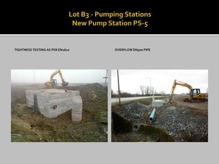 TIGHTNESS TESTING AS PER EN1610 
OVERFLOW DN500 PIPE  