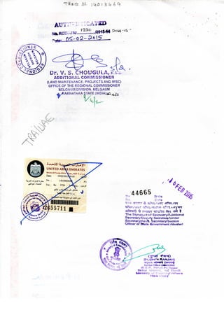 Attested BE certificate (Sujay Kumar) | PDF