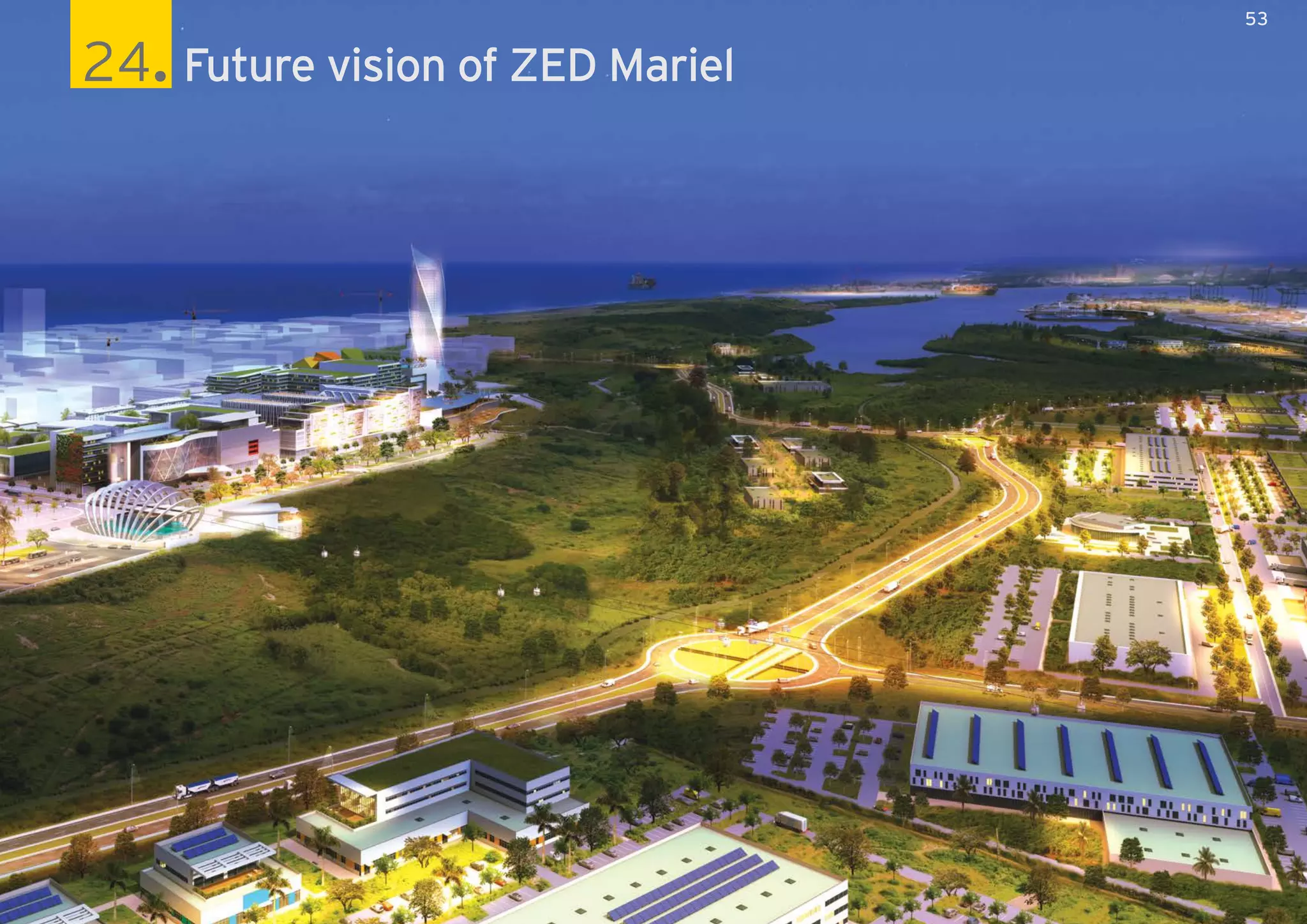 53ZED Mariel: open to the world
24. Future vision of ZED Mariel
53
 