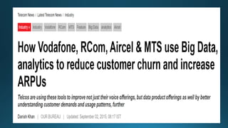 Analytics in Telecom Industry