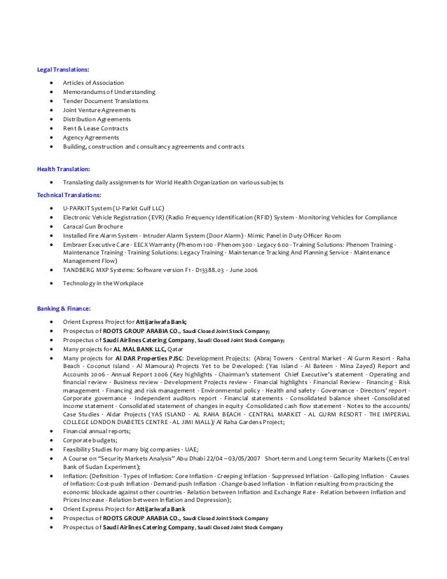 Curriculum vitae brief picture