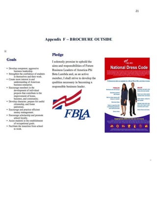 21
Appendix F – BROCHURE OUTSIDE
 