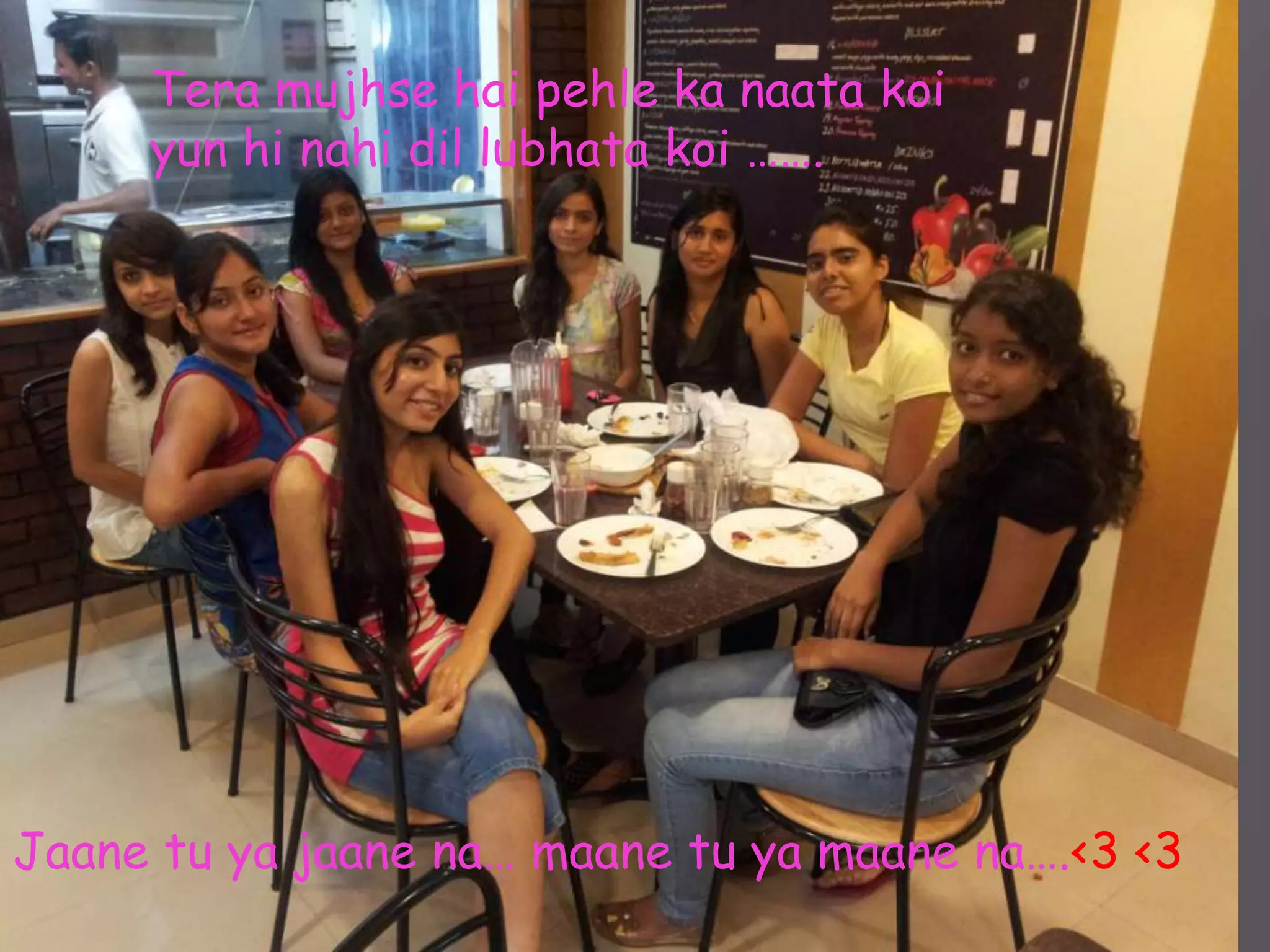 Tera mujhse hai pehle ka naata koi
     yun hi nahi dil lubhata koi …….




Jaane tu ya jaane na… maane tu ya maane na….<3 <3
 