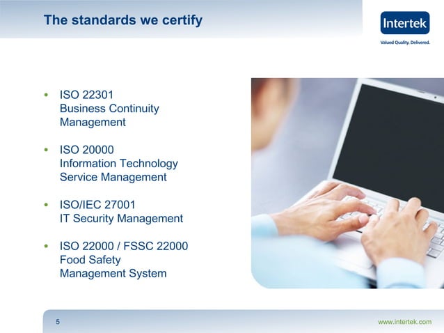 Intertek - We go beyond auditing | PPT