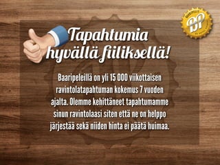 Suomen suosituin ja viihdyttävin pubivisailu!
Kokeile kuukausi
ilmaiseksi!
 