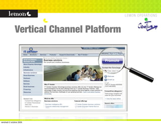 Vertical Channel Platform




vendredi 2 octobre 2009
 