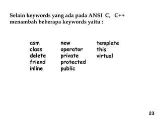 Bahasa C/C++ Persentase Algoritma dan Struktur Data 2.ppt