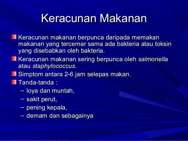 Bab 11 Keracunan