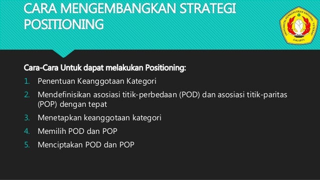 Bab.10 membentuk positioning merek