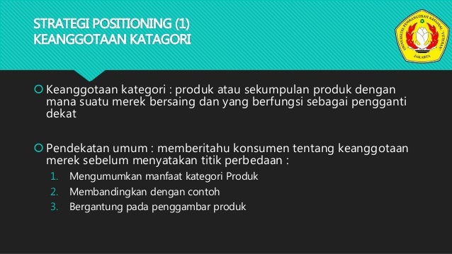 Bab.10 membentuk positioning merek