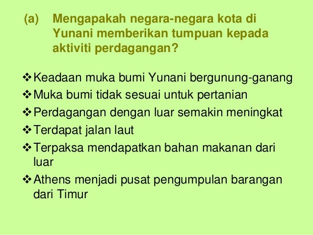 Nota Sejarah Bab 2 Tingkatan 4
