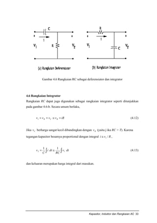Kapasitor, Induktor, dan Rangkain AC | PDF