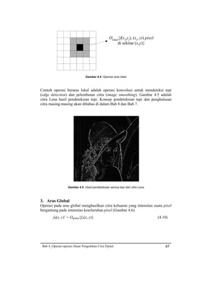 Bab 4 Operasi Operasi Dasar Pengolahan Citra Dijital Pdf