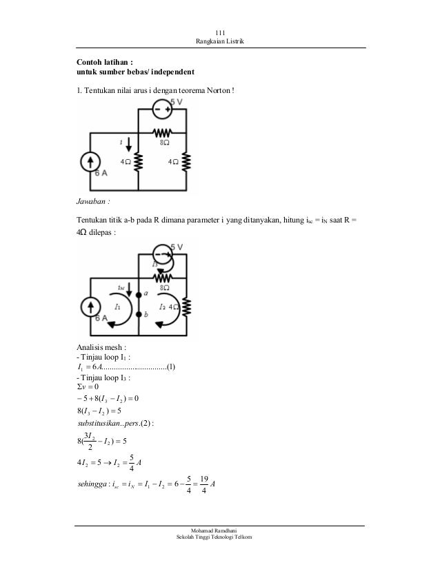 Contoh Soal Dan Jawaban Teorema Norton Guru Paud Contoh Soal Dan Jawaban Teorema Norton Guru Paud