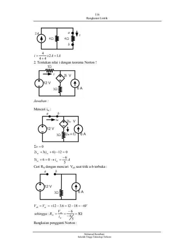 Contoh Soal Dan Jawaban Teorema Norton Guru Paud Contoh Soal Dan Jawaban Teorema Norton Guru Paud