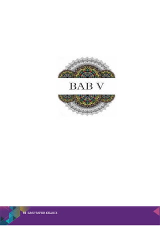 Bab 5-ilmu tafsir tentang tafsir-takwil dan tarjemah