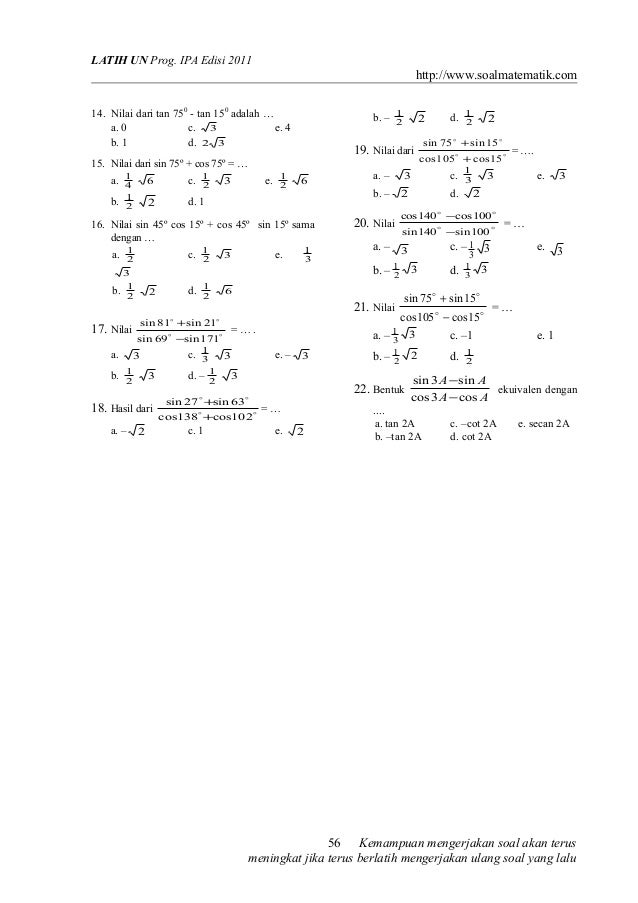 Bab 5 Trigonometri Ii
