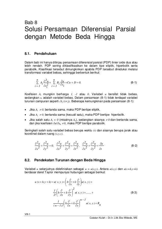 32 Contoh Soal Diferensial Parsial Dan Penyelesaiannya Kumpulan Contoh Soal