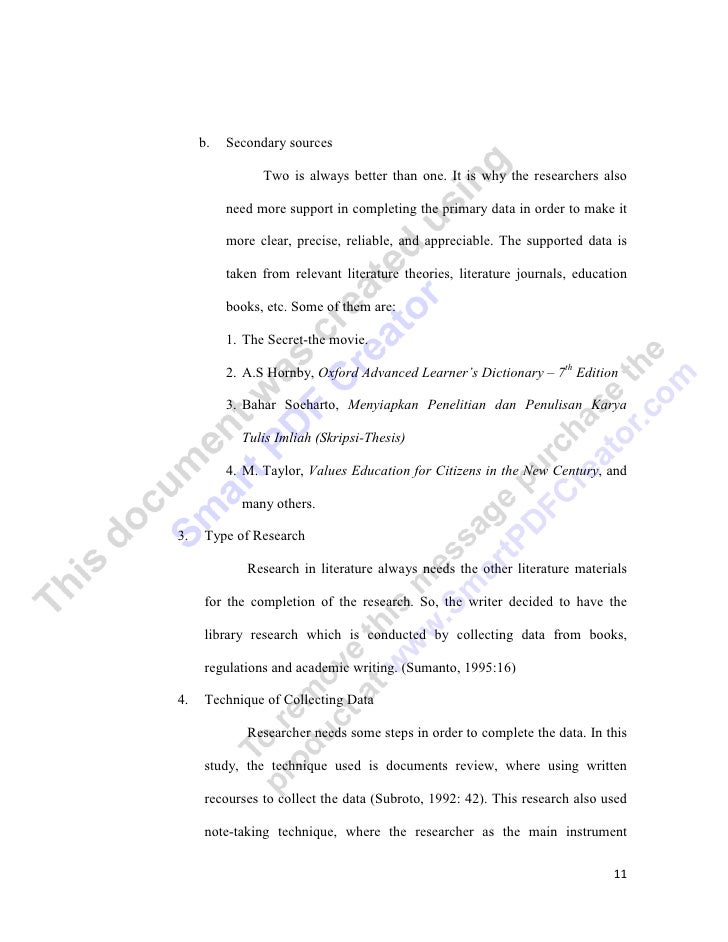 A Descriptive Study On Educational Values In Quot The Secret Quot R