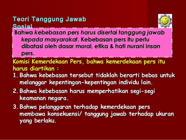Teori Pers Tanggung Jawab Sosial Home Study