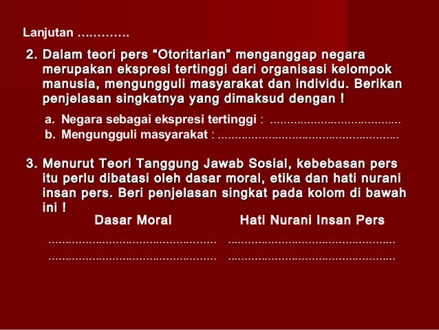 Menurut Teori Tanggung Jawab Sosial Dasar Moral Adalah - Home Study
