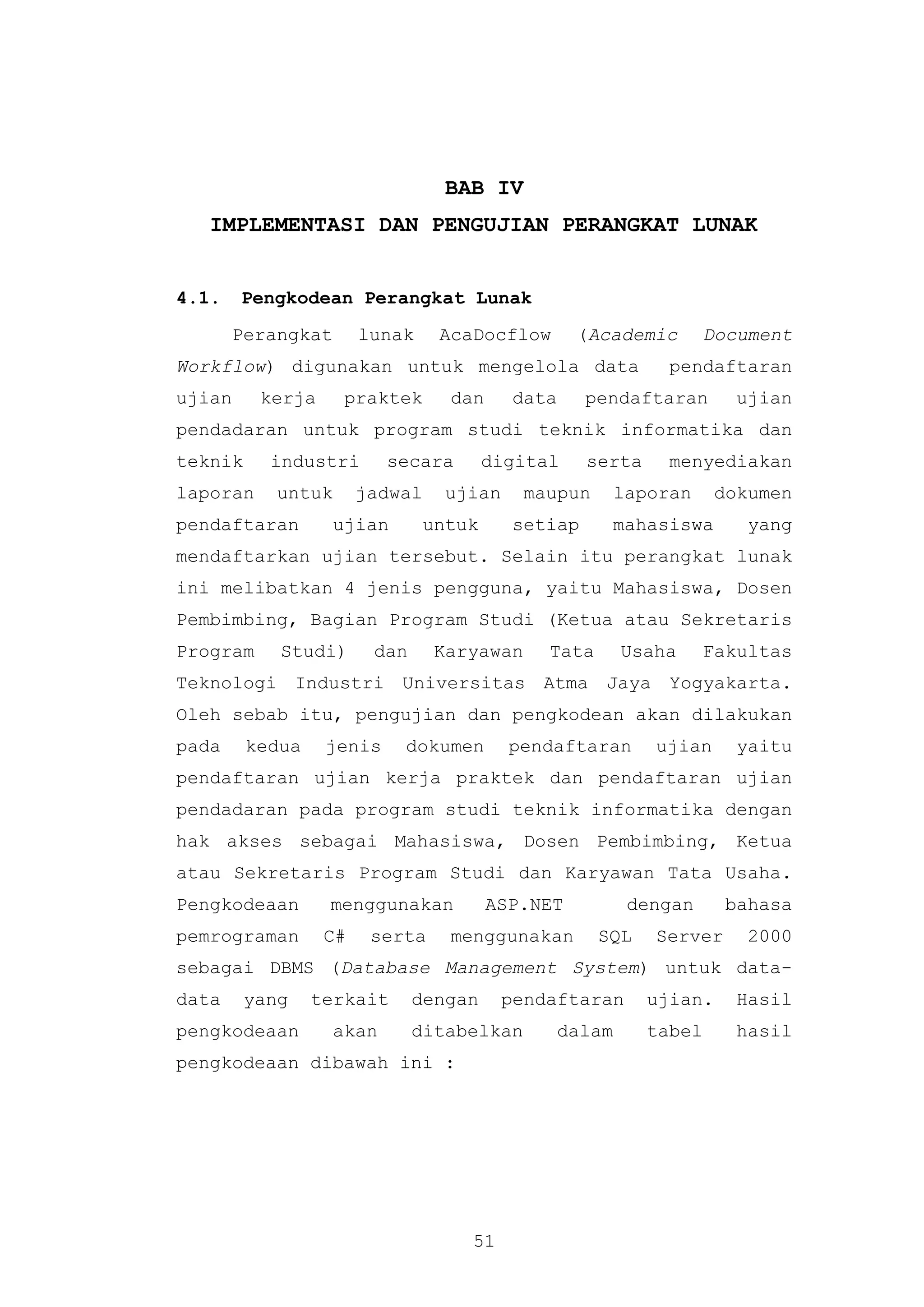 Implementasi AcaDocflow