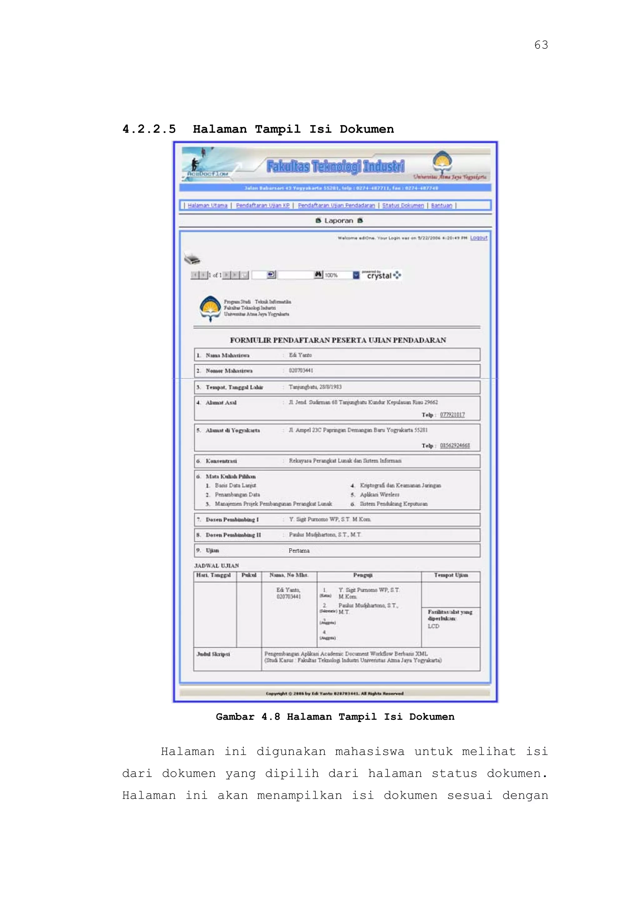 Implementasi AcaDocflow