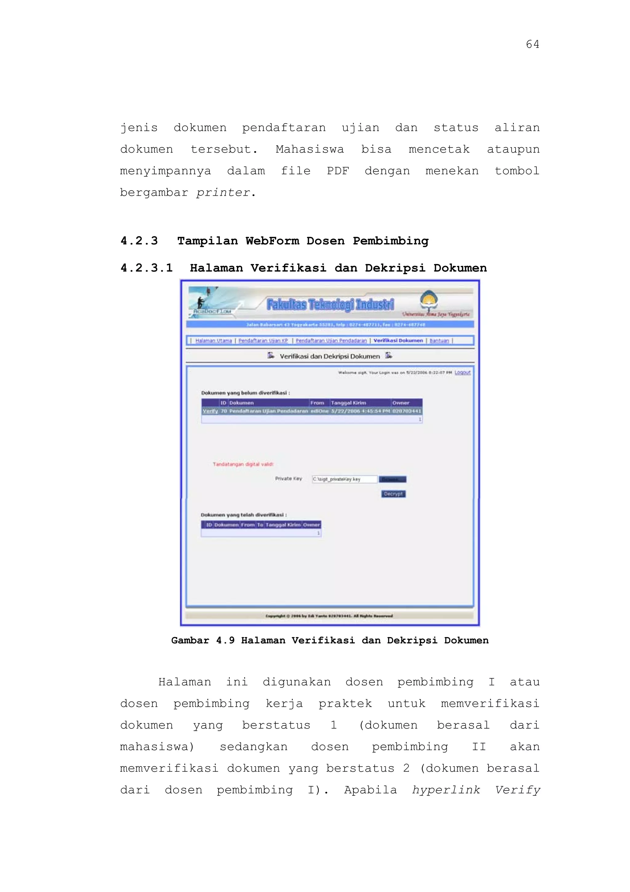 Implementasi AcaDocflow