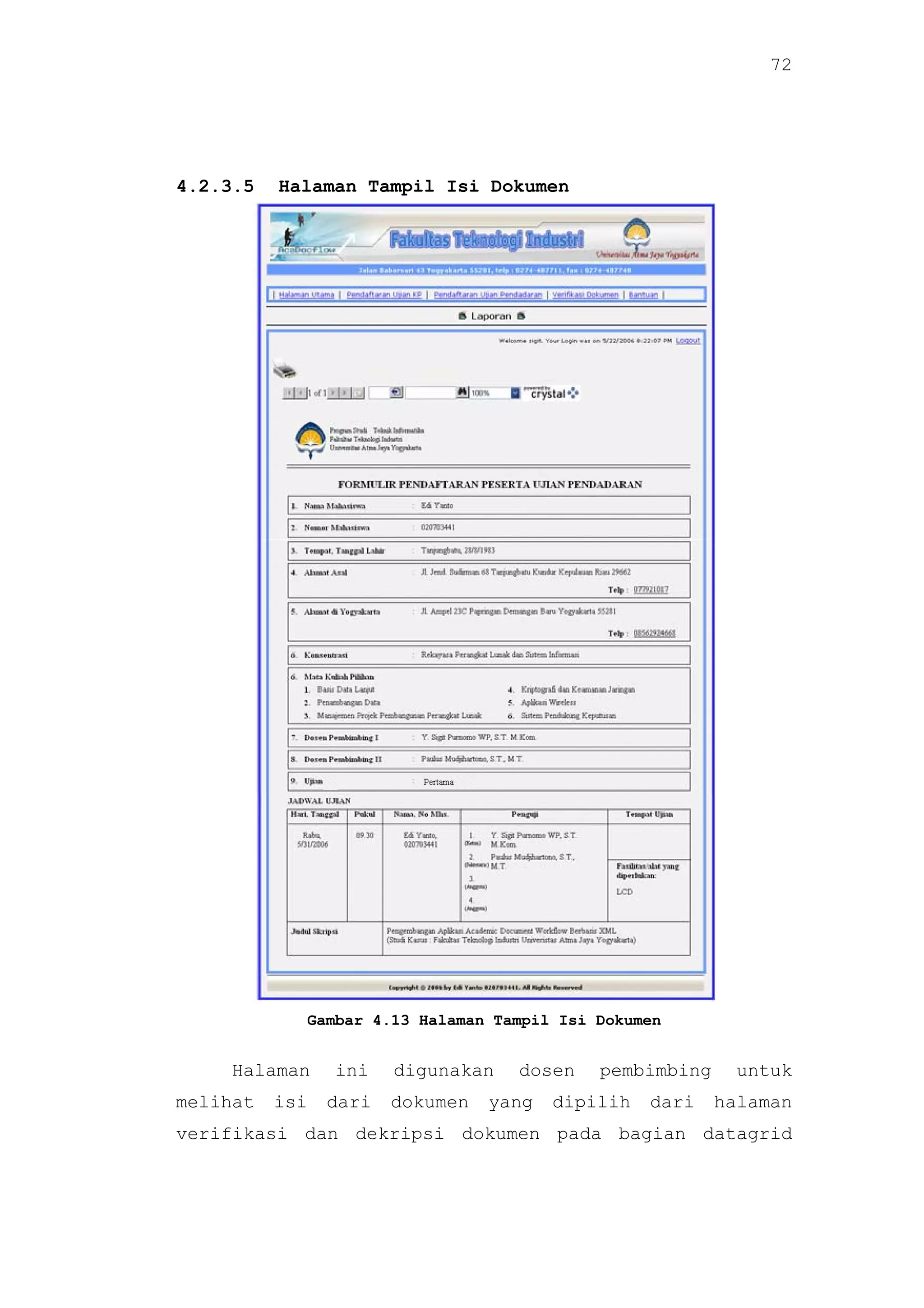 Implementasi AcaDocflow