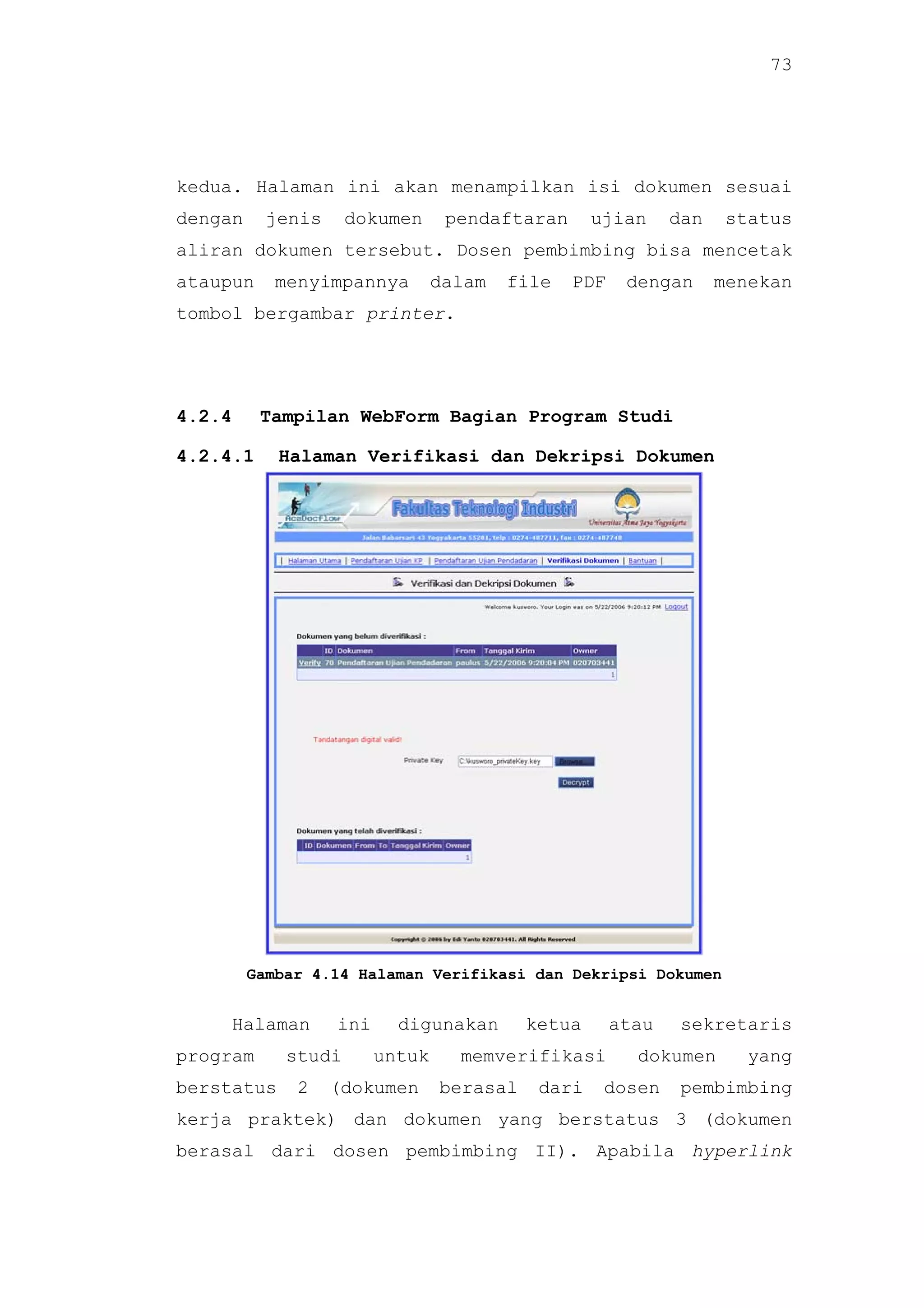 Implementasi AcaDocflow