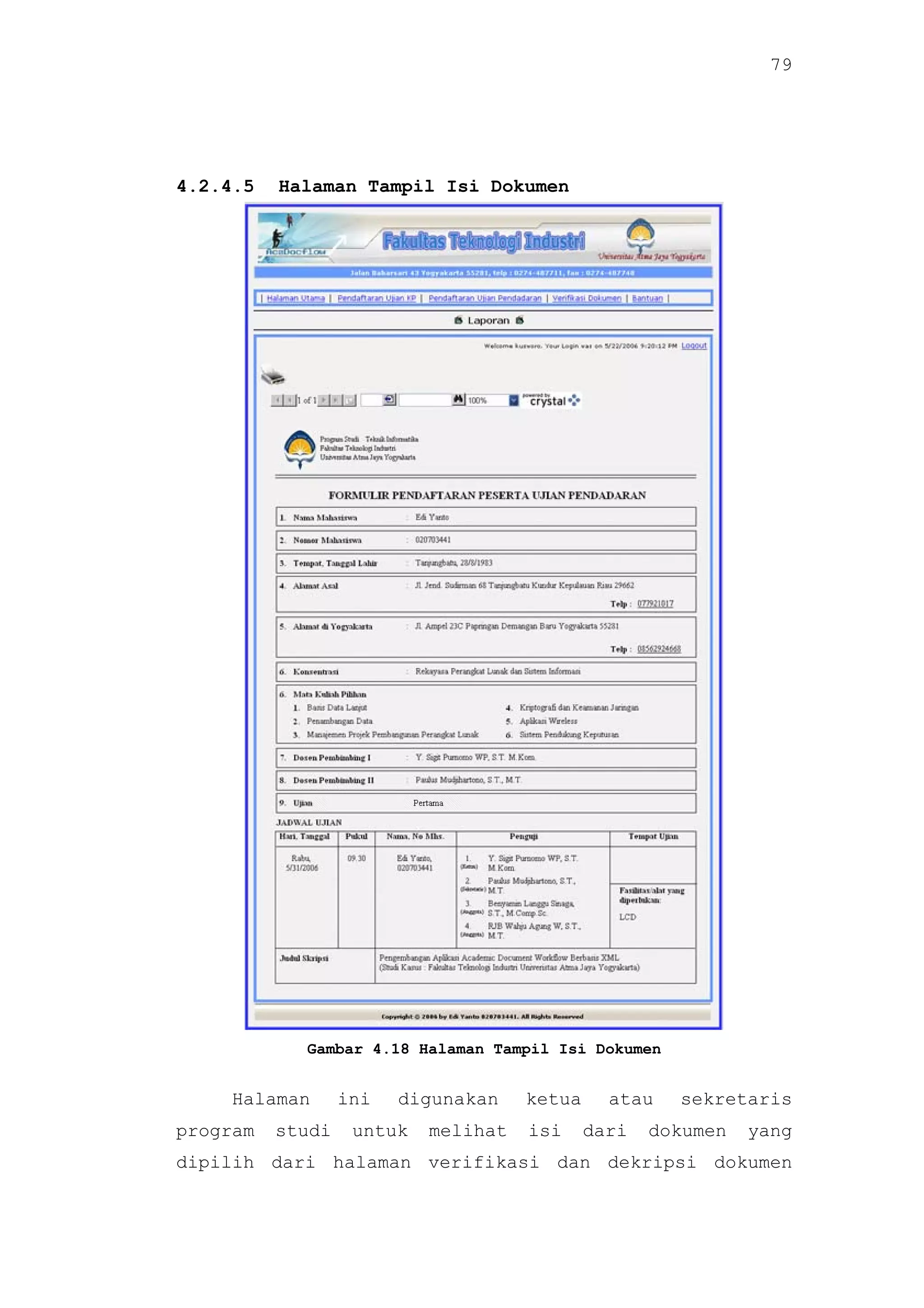 Implementasi AcaDocflow