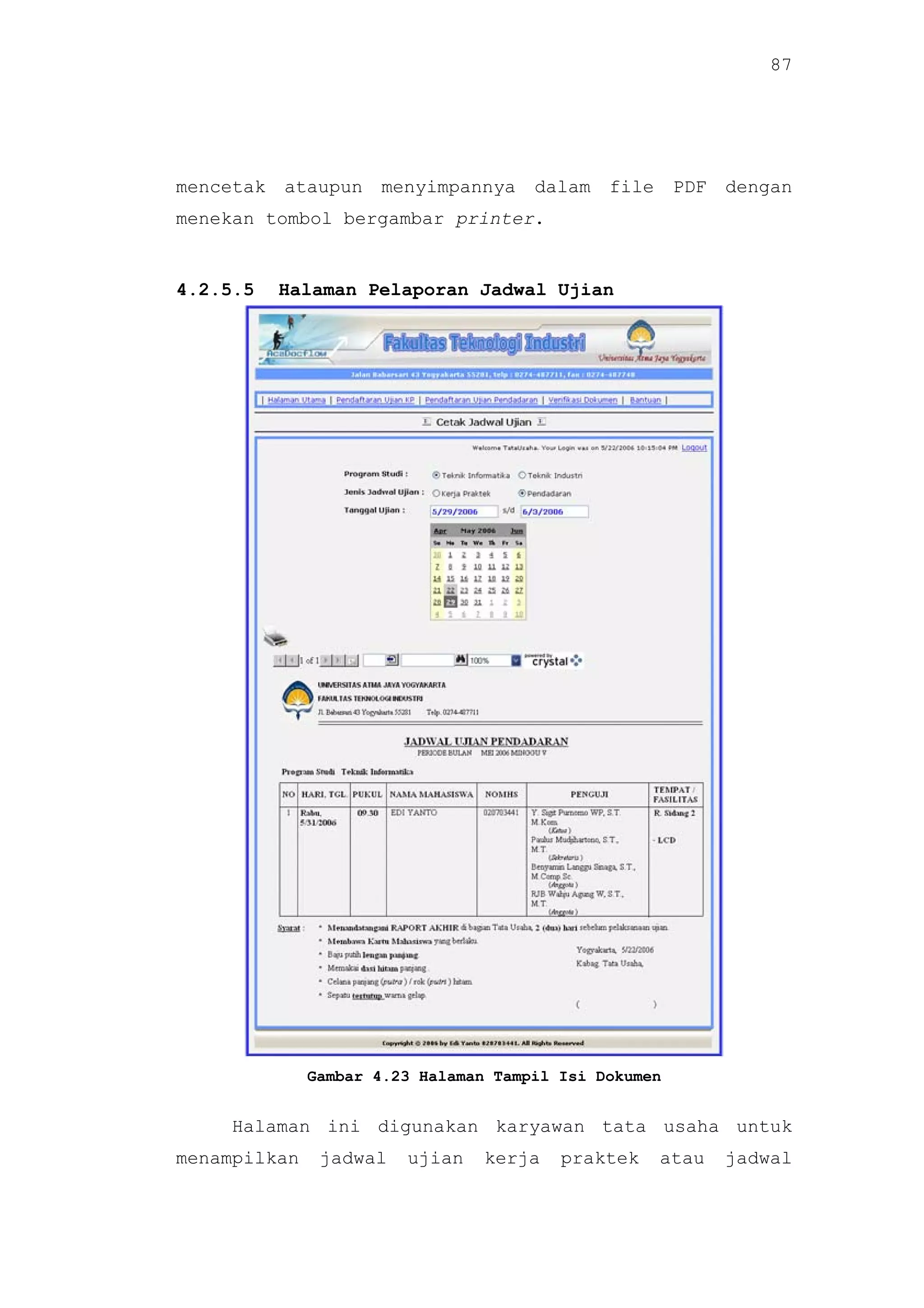 Implementasi AcaDocflow