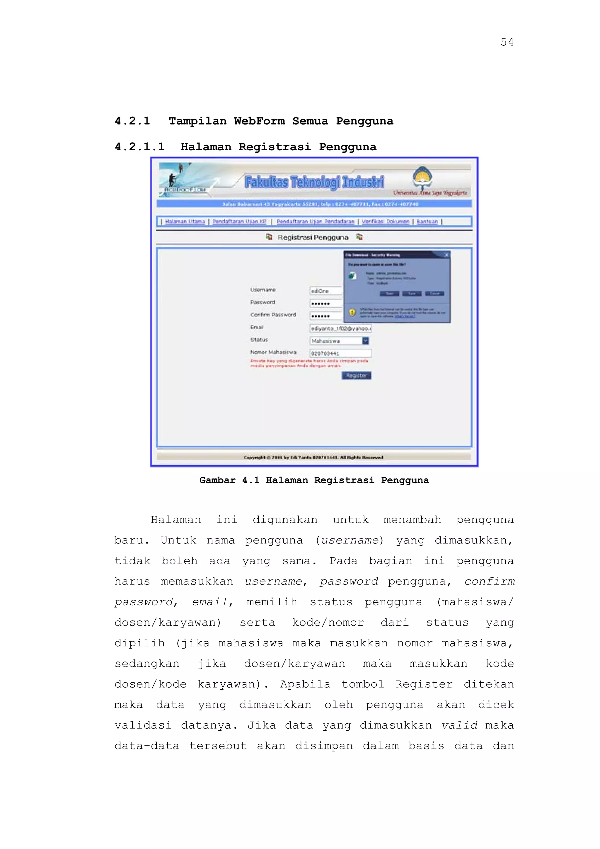 Implementasi AcaDocflow