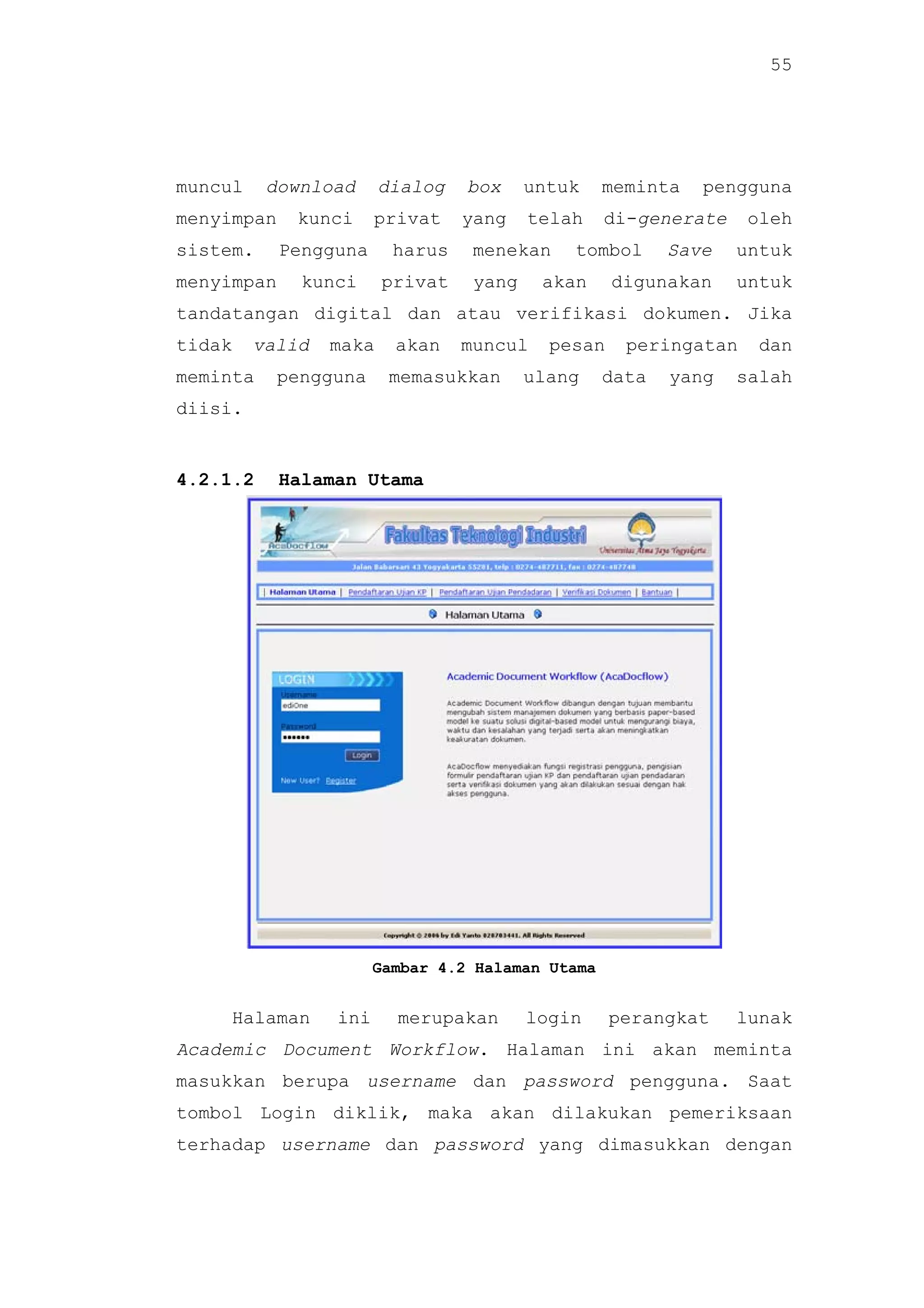 Implementasi AcaDocflow