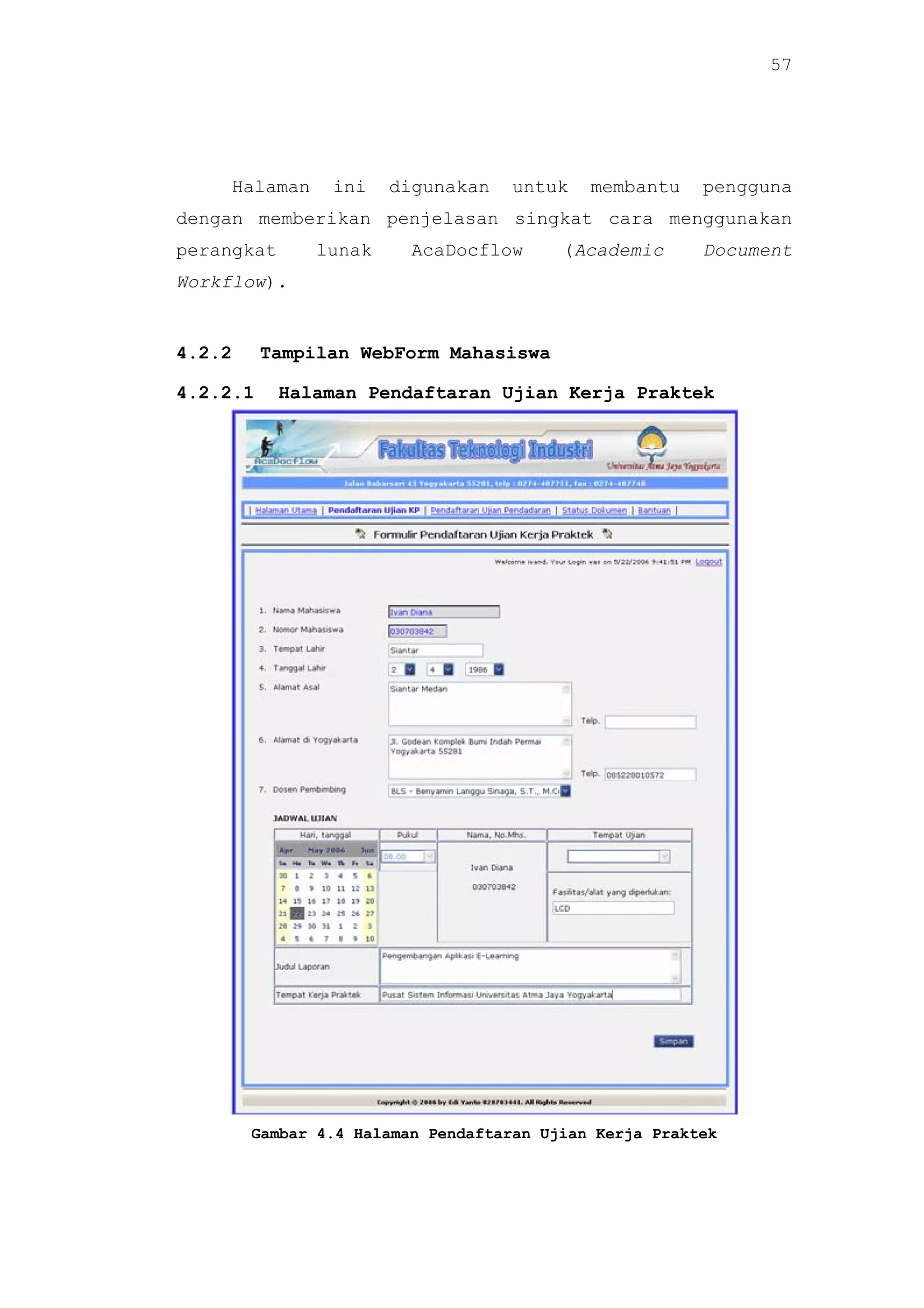 Implementasi AcaDocflow