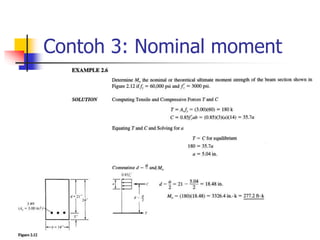 Contoh 3: Nominal moment
 
