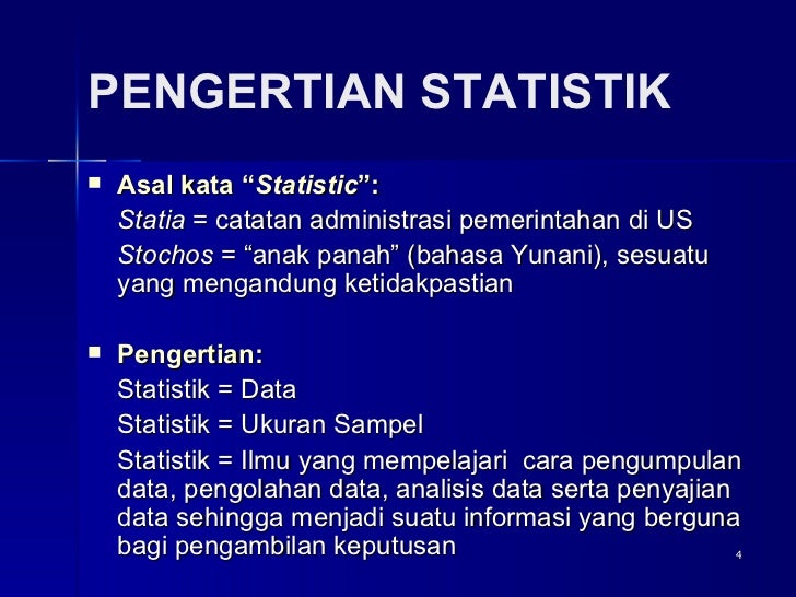 Statistika Deskriptif - Bab 01 - Konsep Dasar Statistika