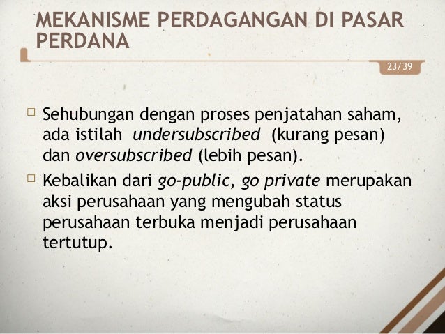 Sistem otc perdagangan saham ekspres