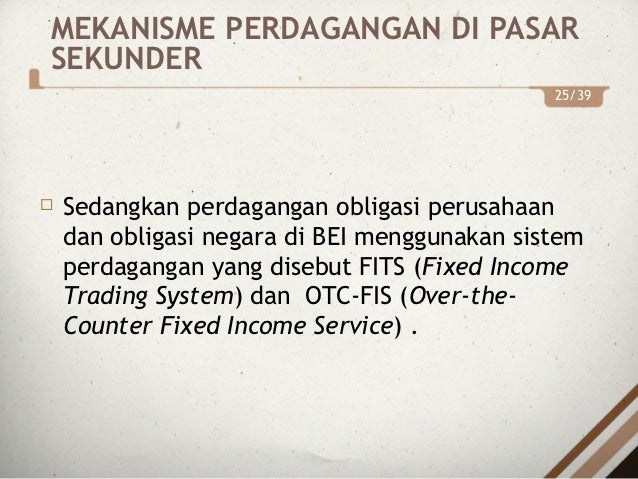 Sistem perdagangan pasar saham bebas