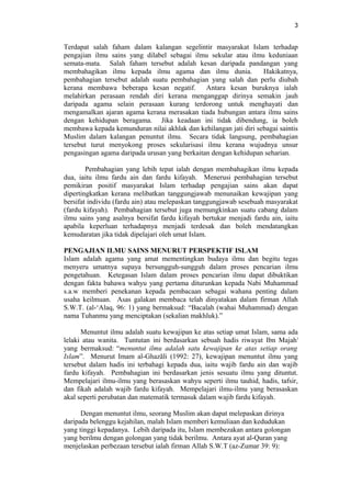 Uici 2022 Bab 03 Sains Dan Islam Nota