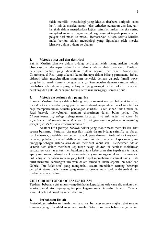 Uici 2022 Bab 03 Sains Dan Islam Nota