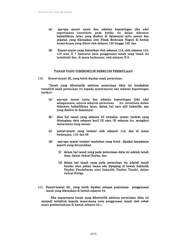 Bab 05 Statut Lain Yang Berkaitan
